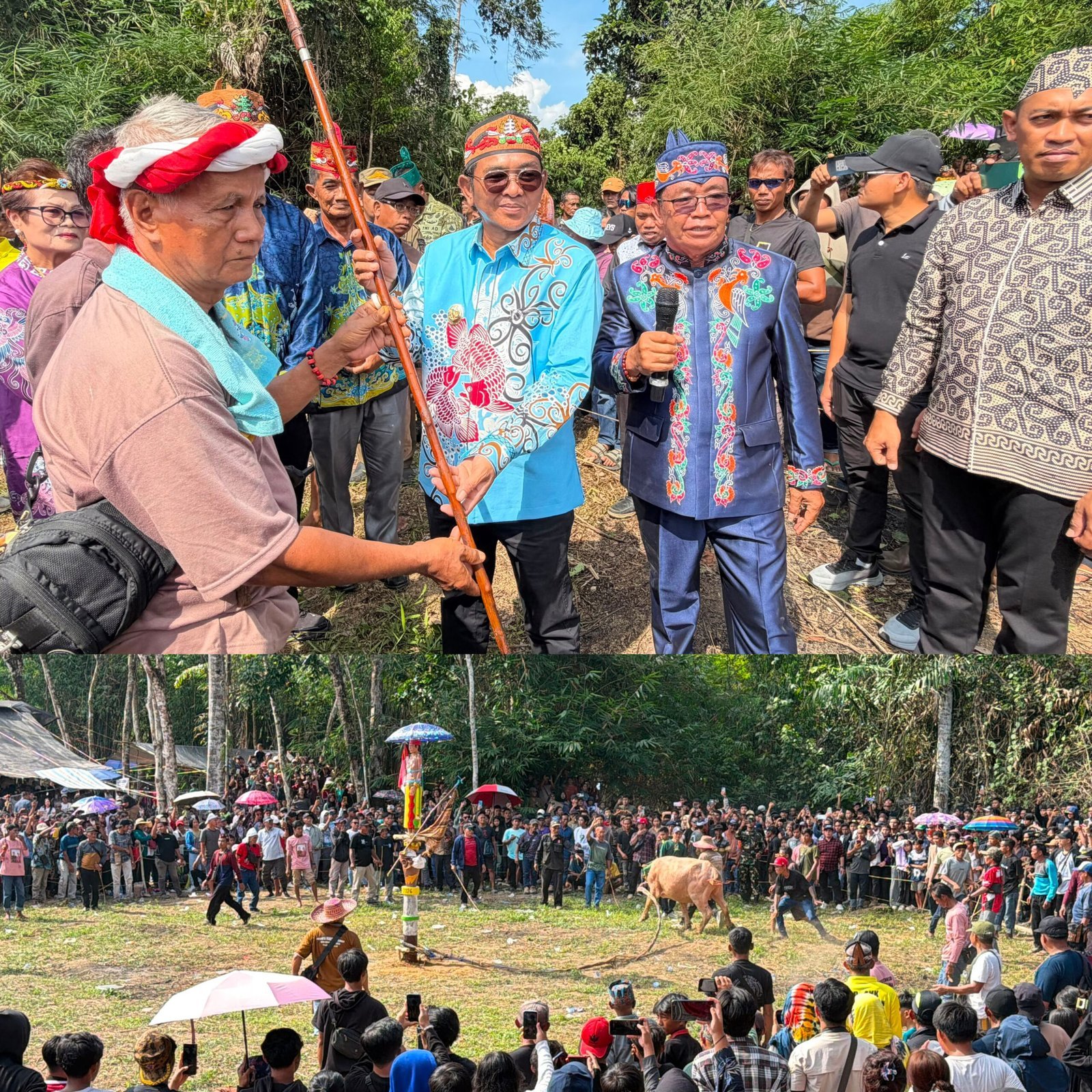 wabup-barito-selatan-hadiri-puncak-ritual-wara-nyalimat,-tegaskan-komitmen-lestarikan-budaya-dayak