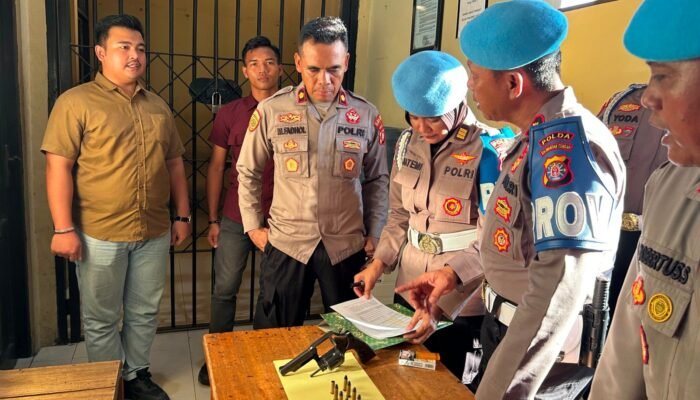 Bid Propam Polda Kalteng Periksa Disiplin dan Senpi Personel Polres Barito Selatan