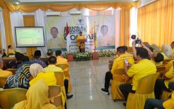 musda-xi-golkar-barito-selatan-digelar,-edi-pratowo-targetkan-kemenangan-partai-pada-pemilu-mendatang