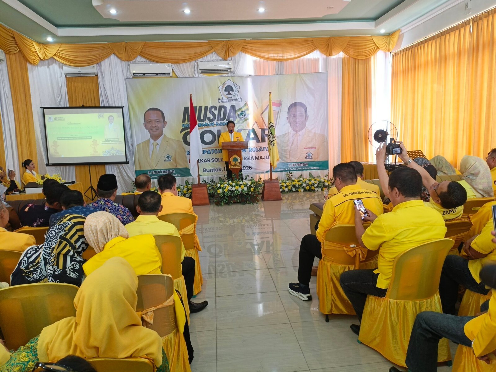 musda-xi-golkar-barito-selatan-digelar,-edi-pratowo-targetkan-kemenangan-partai-pada-pemilu-mendatang
