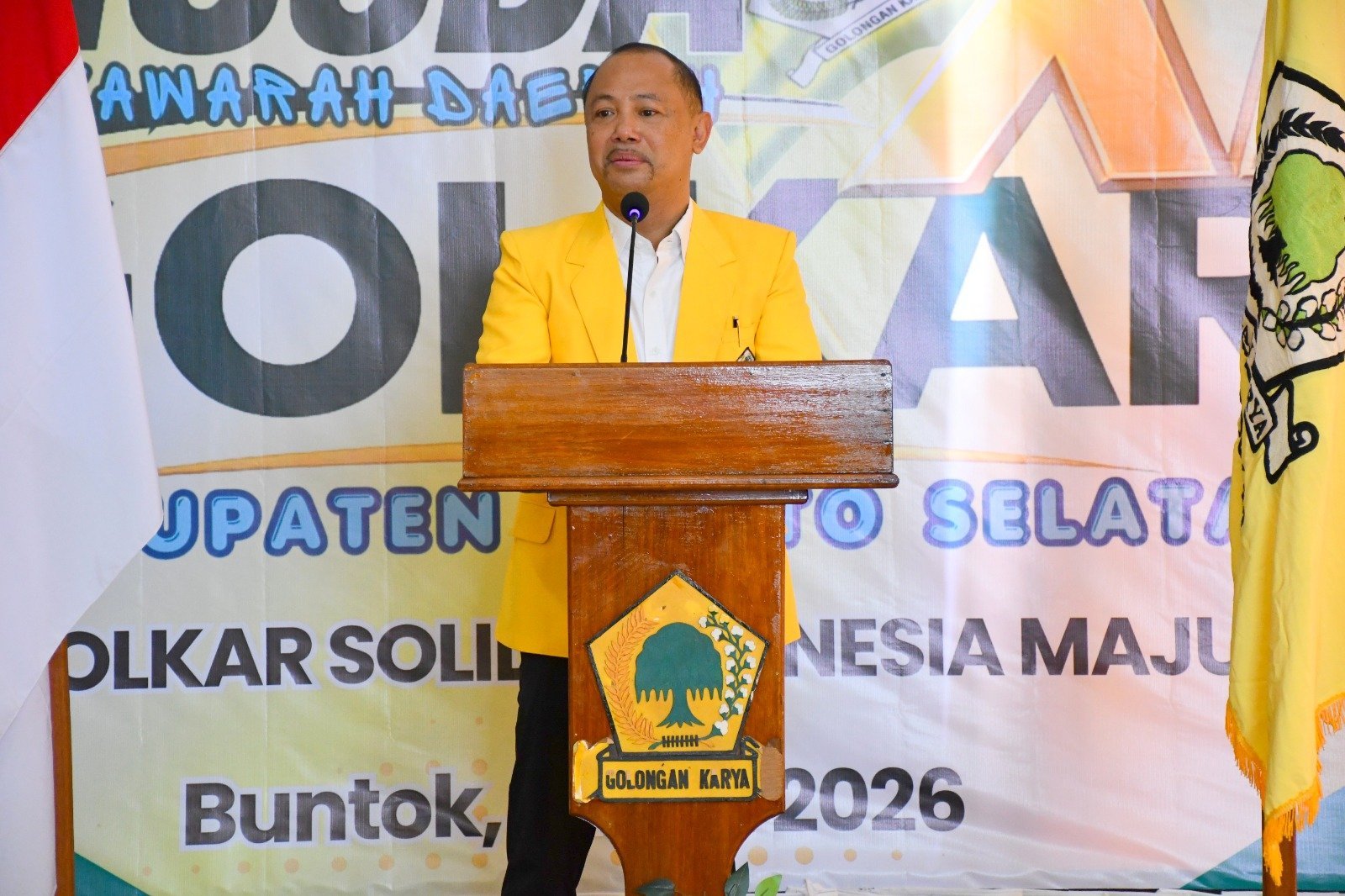 eddy-raya-samsuri-kembali-pimpin-golkar-barito-selatan,-fokus-perkuat-konsolidasi-dan-hadapi-agenda-politik