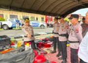 Kapolres Barsel Pimpin Apel Siaga Karhutla, Pastikan Personel dan Sarpras Siap Hadapi Ancaman Kebakaran