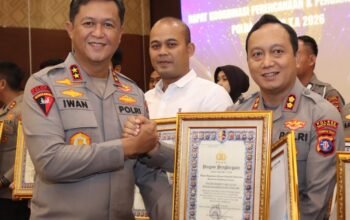 kapolda-kalteng-apresiasi-kinerja-pelayanan-publik-polres-barsel,-tiga-penghargaan-diserahkan