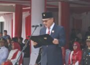 Seluruh Pimpinan DPRD Barsel Kompak Hadiri HUT RI ke-81, Ketua DPRD Bacakan UUD 1945