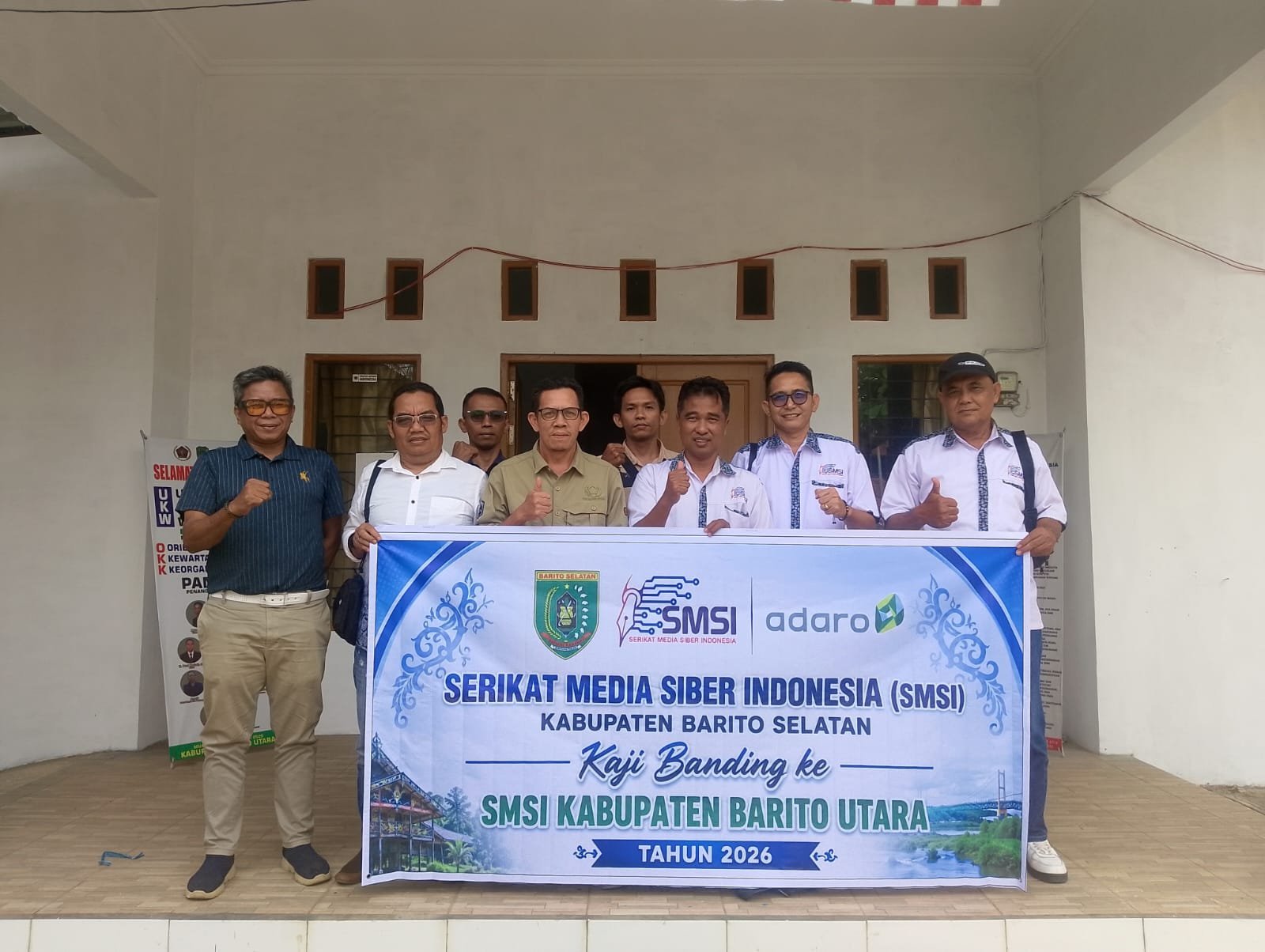 smsi-barito-selatan-kunjungi-smsi-barito-utara,-pererat-silaturahmi-dan-tukar-pengalaman
