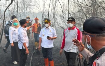 terima-laporan-112,-wabup-barsel-terjun-langsung-tangani-karhutla-di-desa-pamangka
