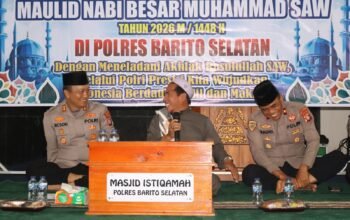 pesan-tegas-kapolres-barsel-di-maulid-nabi:-jadilah-polisi-yang-jujur,-amanah-dan-cerdas