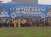 Gubernur Agustiar Sabran Pimpin Upacara HUT ke-67 Barito Selatan, Ajak Warga Jaga Persatuan