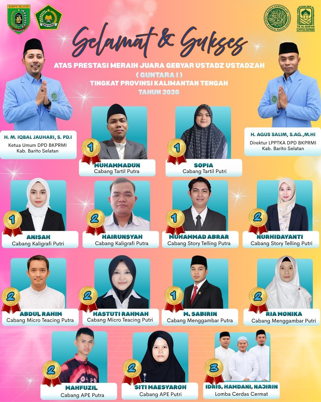 barito-selatan-juara-umum-guntara-2026-tingkat-provinsi-kalteng,-raih-47-poin