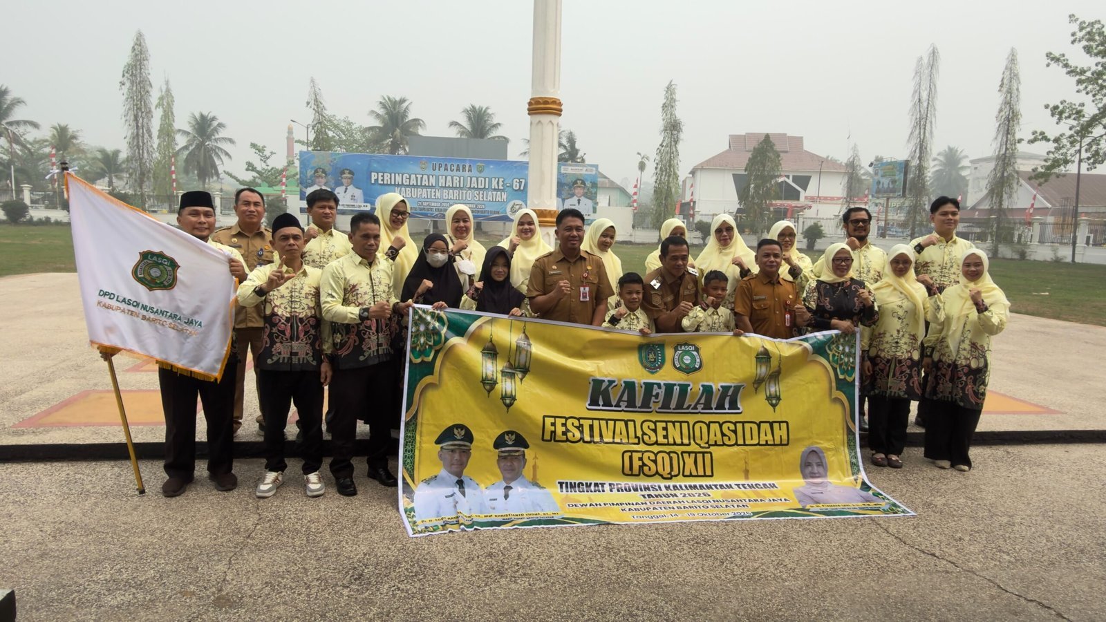 lasqi-barsel-kirim-27-orang-ke-fsq-xii-kalteng,-siap-tampilkan-seni-islami-terbaik